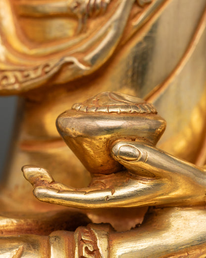 Buddha Ratnasambhava Statue | Traditional Nepalese Handicraft