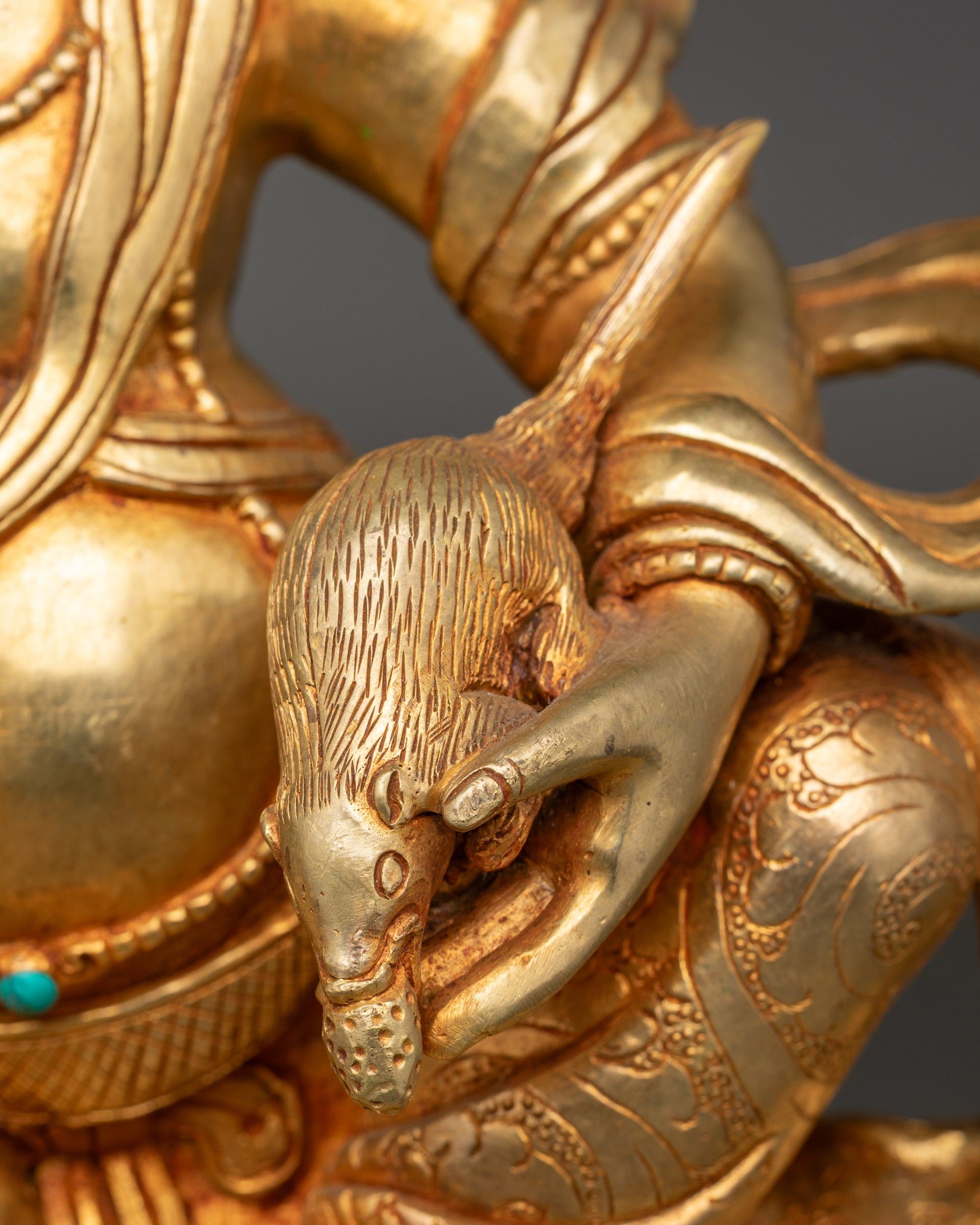 Namtoshe on Snow Lion Statue | Protector of the North Vaishravana