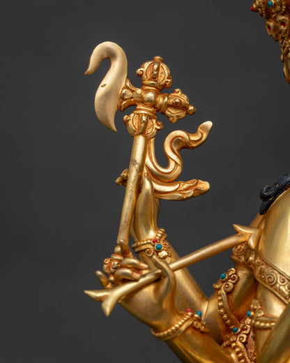 Marichi Statue | Fully Gold Fire-gilded Goddess of Dawn Sculpture