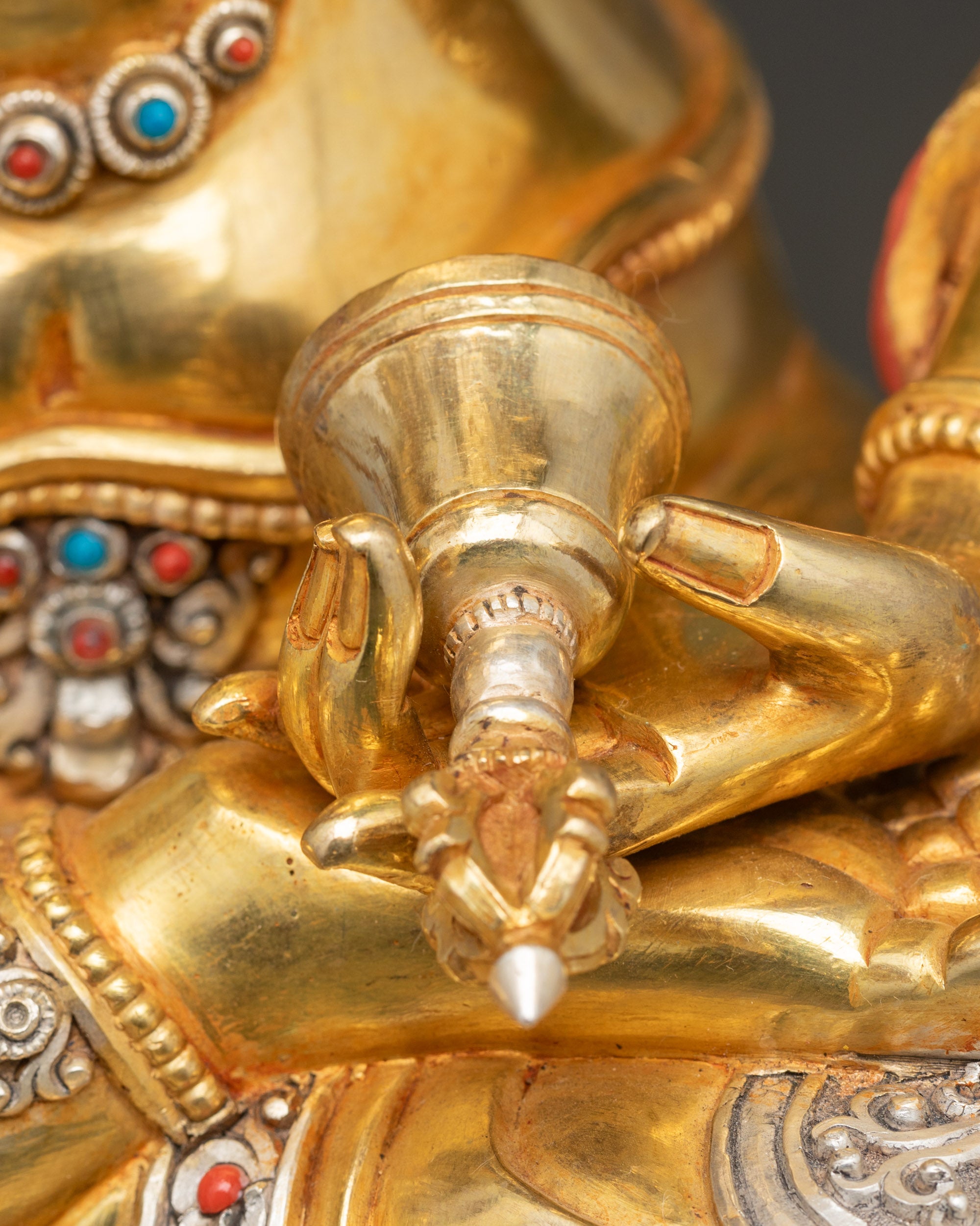 Vajrasattva Statue | Traditional Lost-Wax Nepalese Sculpture