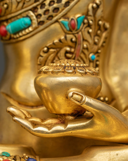 Enlightened Buddha Shakyamuni Statue from Nepal | Sage of the Shakyas