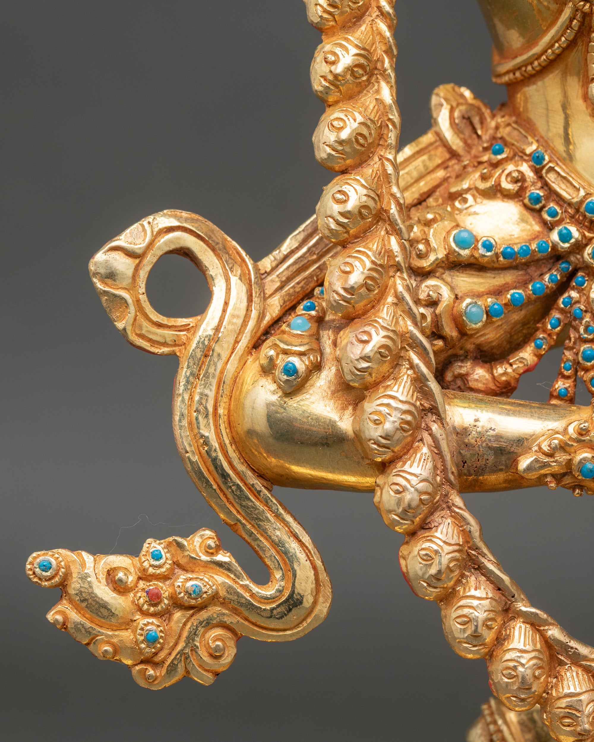 Wrathful Dorje Phagmo | Handcrafted Tibetan Dakini Sculpture