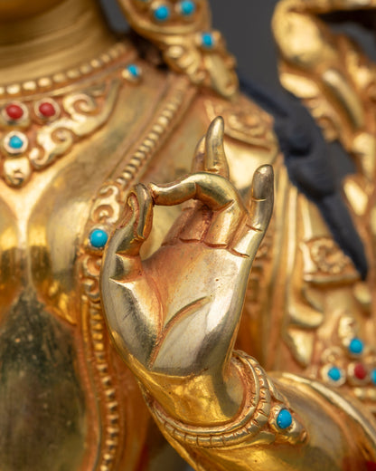 Green Tara Figurine | Traditionally Handcrafted Nepalese Statue