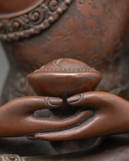 Three Buddha Set | Handmade Nepalese Buddhist Statues