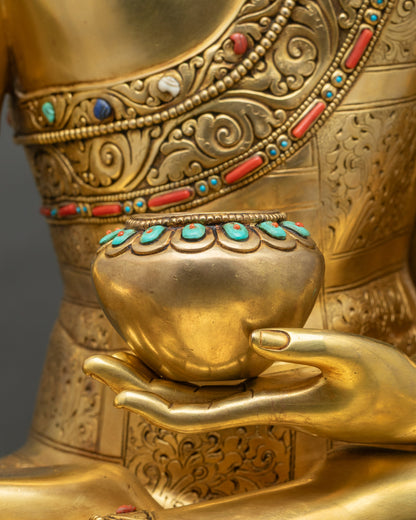 Big Shakyamuni Buddha Statue | Handicrafted Nepalese Sculptures