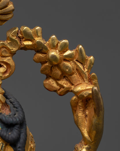 Handmade Chenrezig Statue | Tibetan Idol for Meditation & Serenity