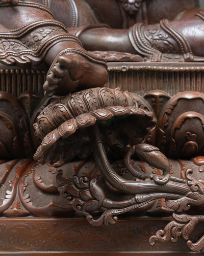 Elegant Green Tara Statue | Traditional Nepalese Craftsmanship
