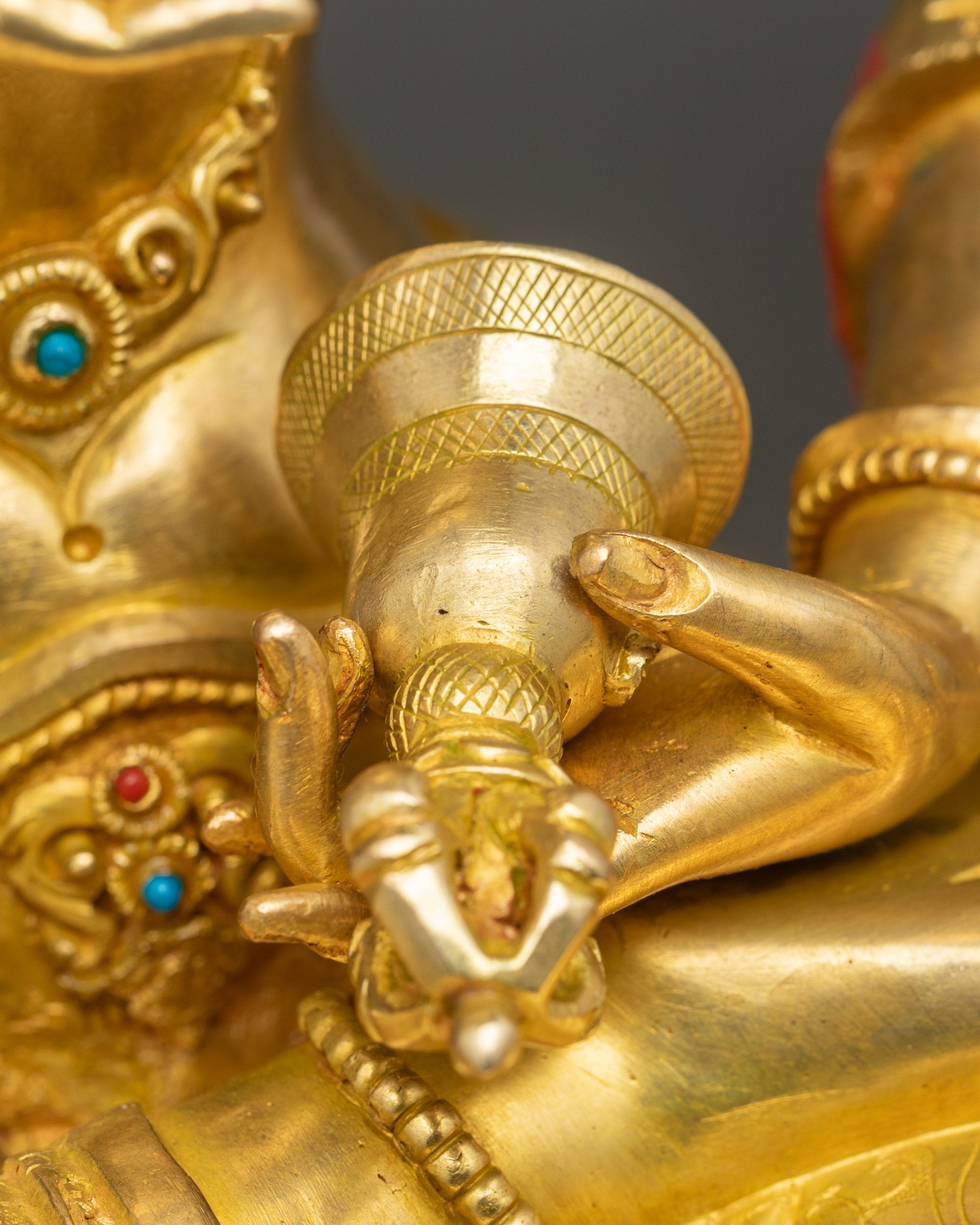 Deity of Purification Dorje Sempa Statue | Traditional Nepalese Art