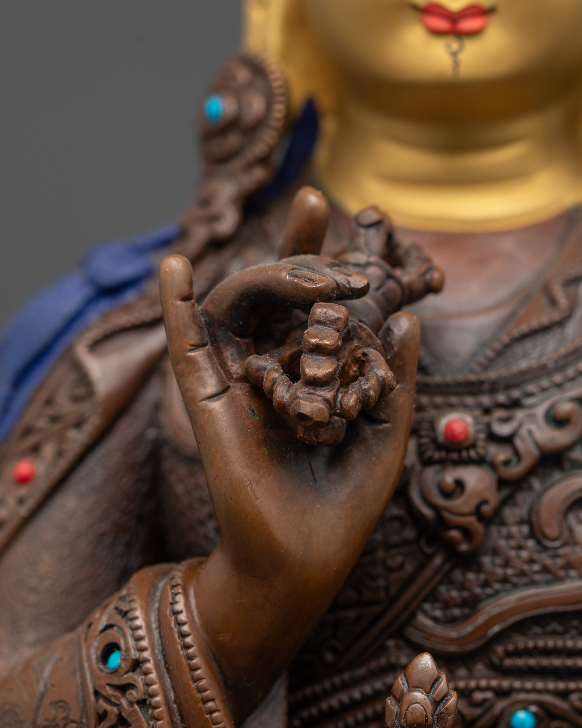 Guru Tsokyé Dorje – Handcrafted Tibetan Buddhist Altar Statue