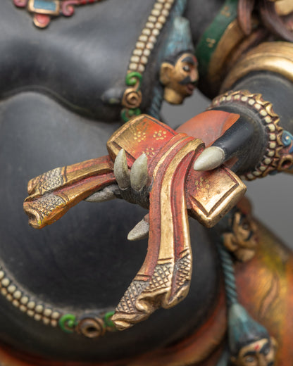 Wrathful Manjushri Sculpture | Traditional Himalayan Buddhist Art