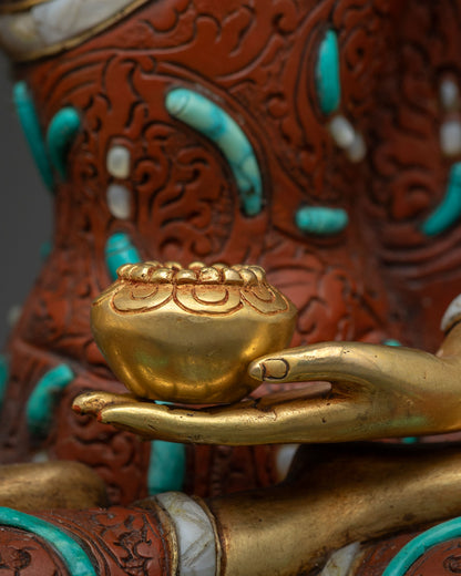Authentic Buddha Shakyamuni Statue | Buddhist Nepali Artistry