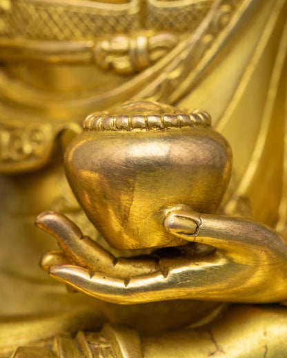 Gautama Buddha Statue | Sacred Copper Sculpture from Nepal
