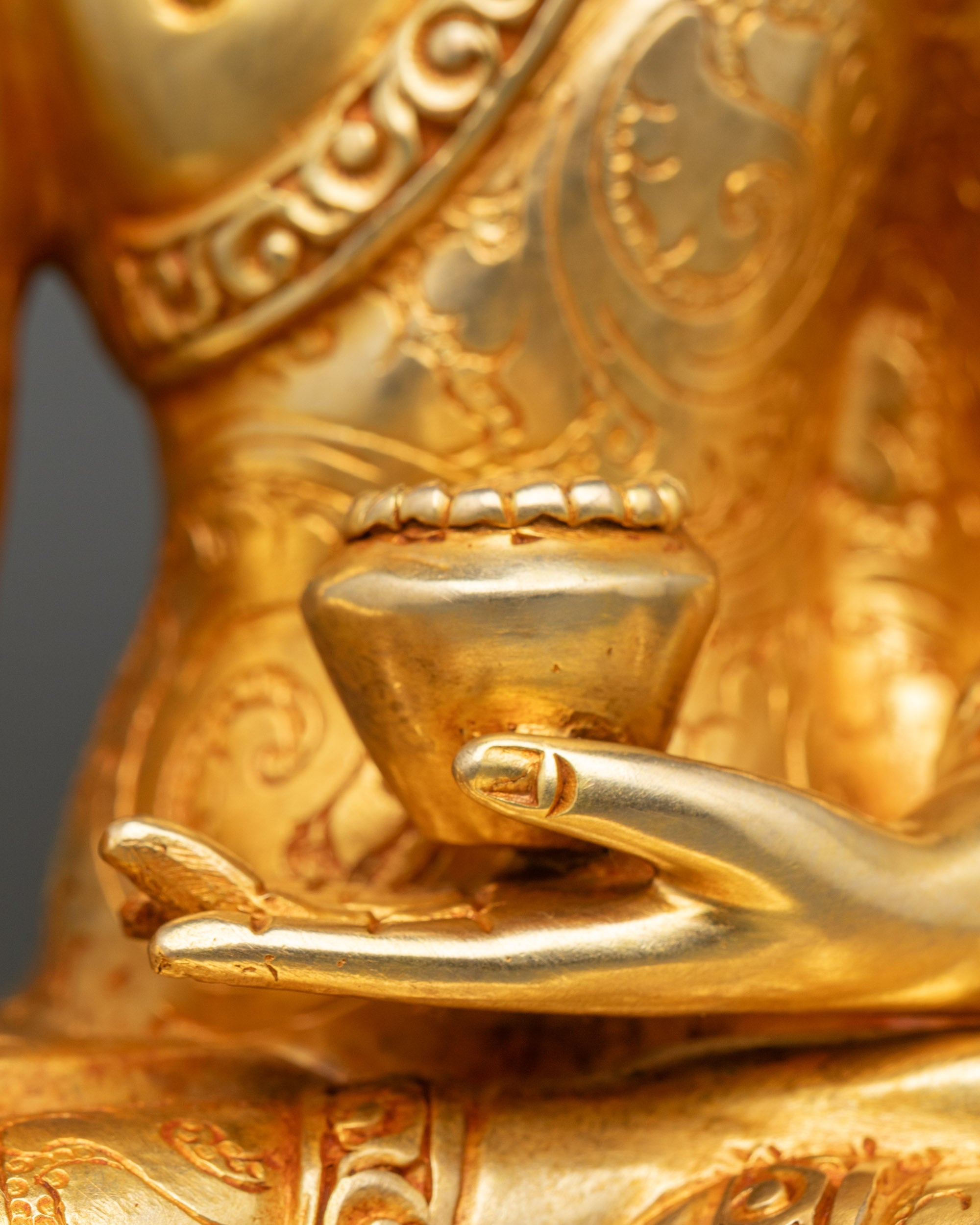 Buddha Statue | Nepalese Copper Sculpture for Meditation