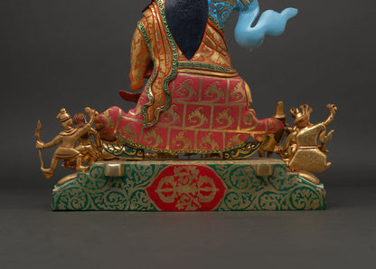 Standing Guru Rinpoche Statue | Buddhist Zen Decor from Nepal