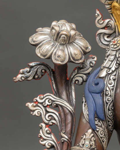 White Tara Statue for Altar | Buddhist Sculpture for Healing and Longevity