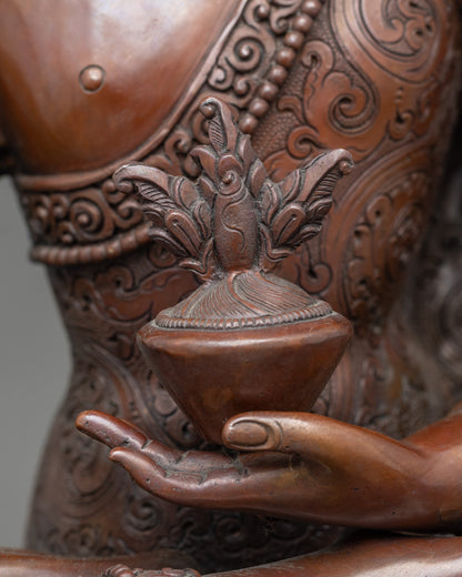 Triple Buddha Statue Set | Handcrafted Himalayan Spiritual Sculpture