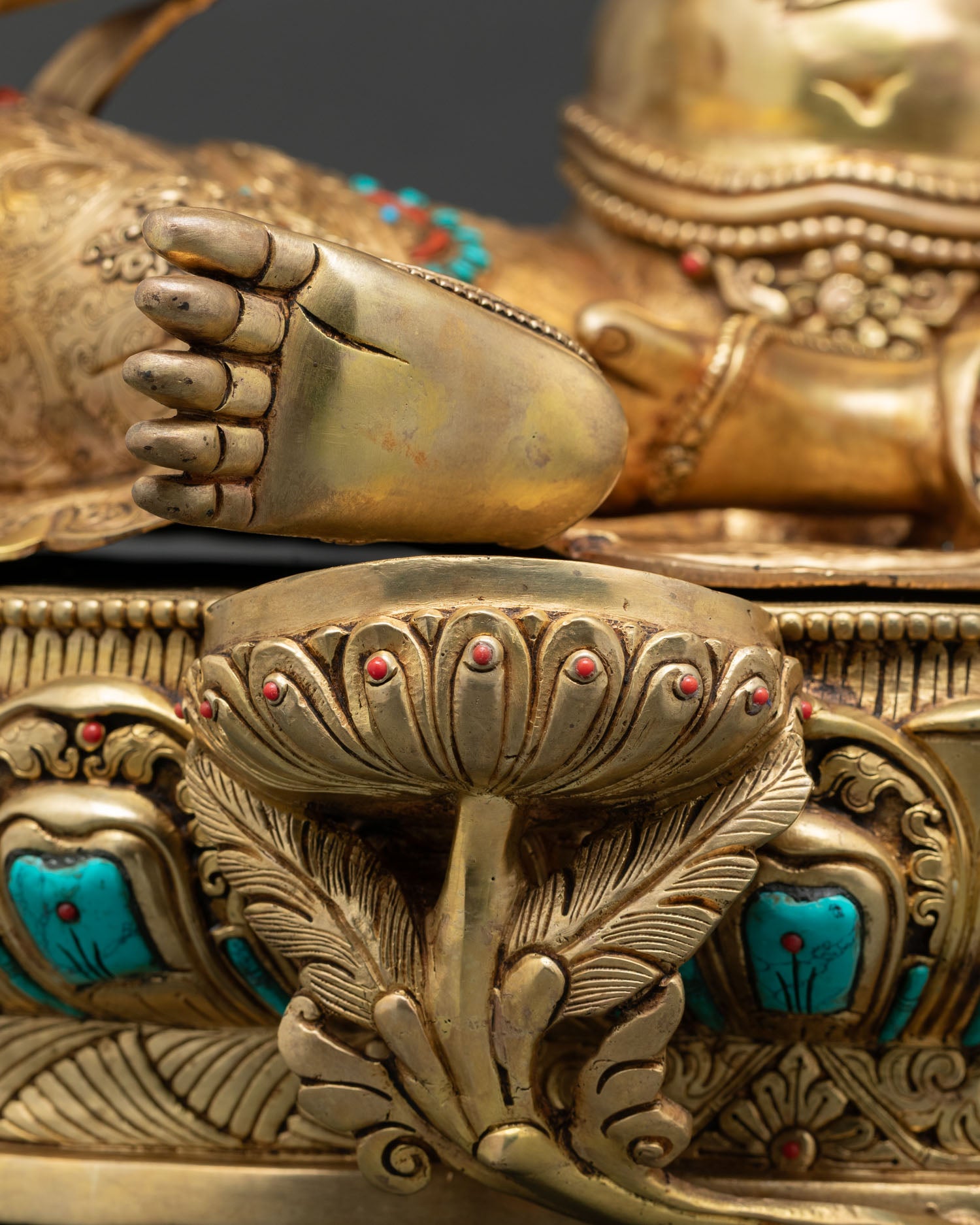 Large-Sized Green Tara Statue | Traditional Lost Wax Buddhist Art