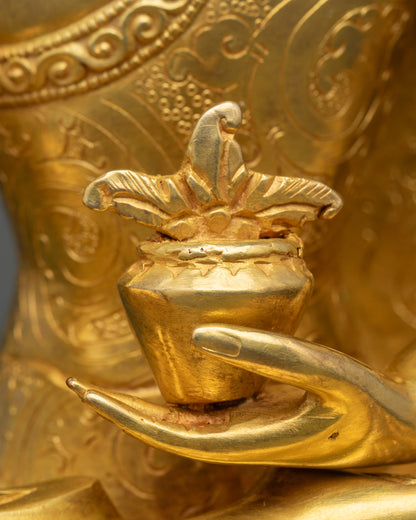 Healing Buddha Bhaisajyaguru Statue | Traditional Nepalese Artwork
