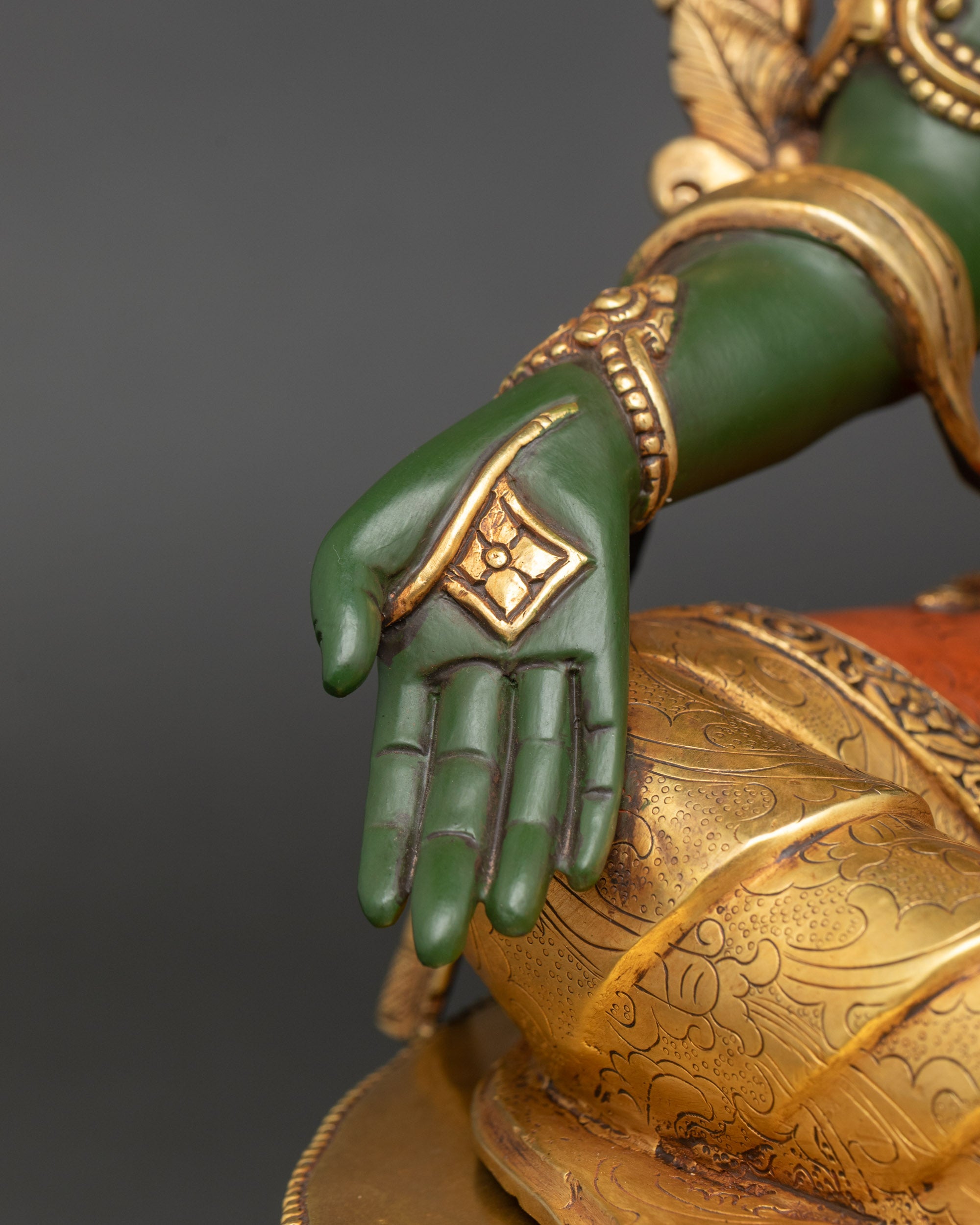 Green Tara Statue | Enlightened Goddess for Spiritual Guidance