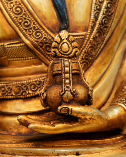 Founder of Bhutan Zhabdrung Rinpoche Statue | Traditional Nepali Craft