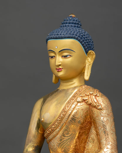 Amitabha Buddha Statue | Handmade Himalayan Copper Art