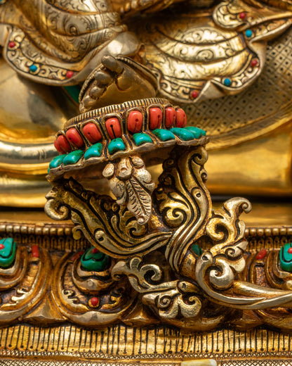 Spiritual Samantabhadra Statue | Exquisite Handmade Himalayan Artwork