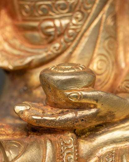 Buddha Shakyamuni Statue | Artisan-Made Copper Ritual Buddha from Nepal