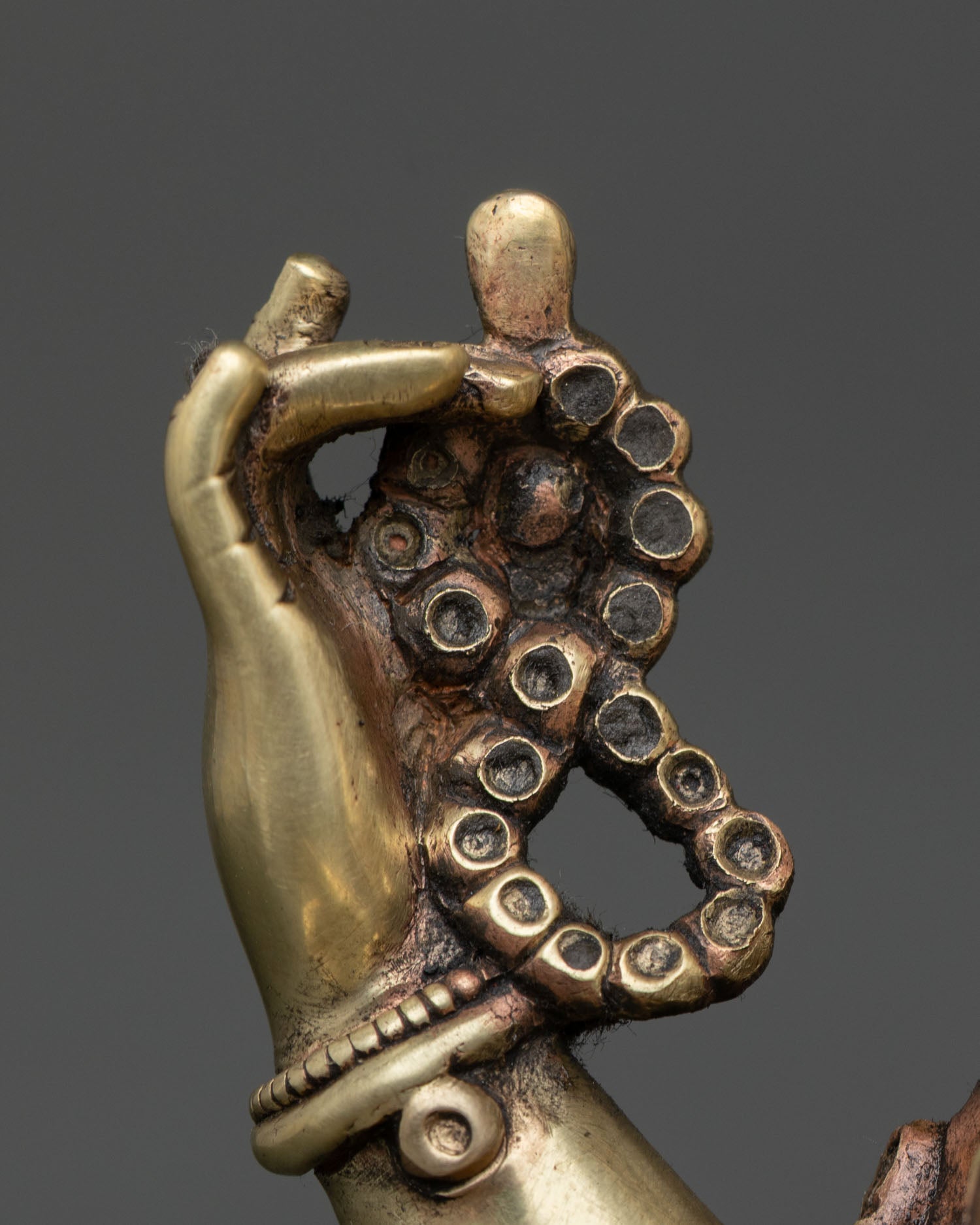 Divine Ganesh Copper Statue | Handmade Buddhist-Hindu Art from Nepal