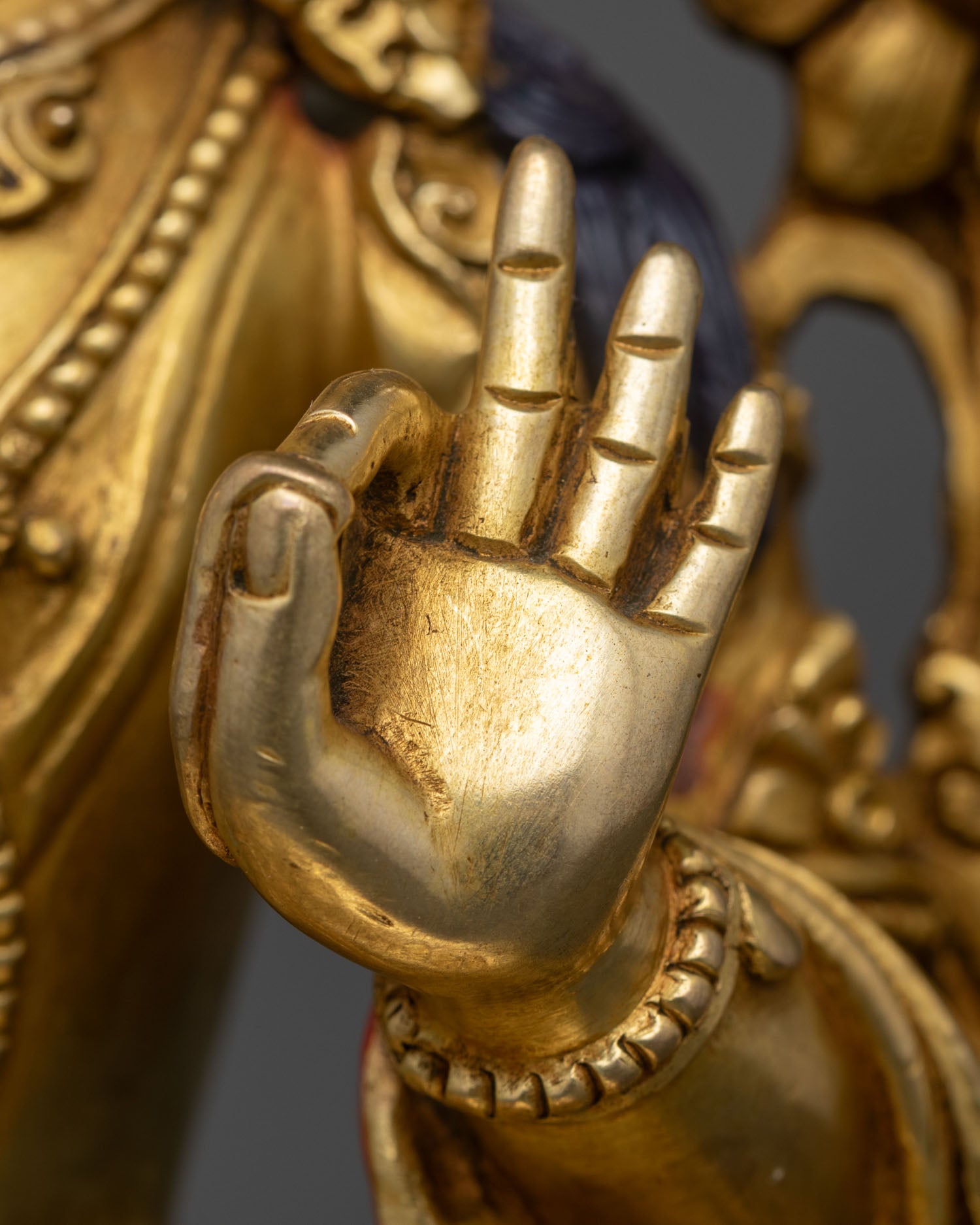 Manjushri Wisdom Deity Statue | Handcrafted Nepali Artwork