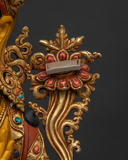 Manjushri Statue from Nepal | Beautifully Crafted Wisdom Icon