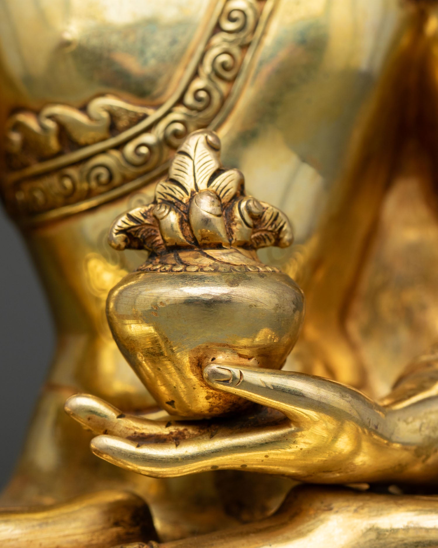 Medicine Buddha Statue | Tibetan Buddhist Healing Deity