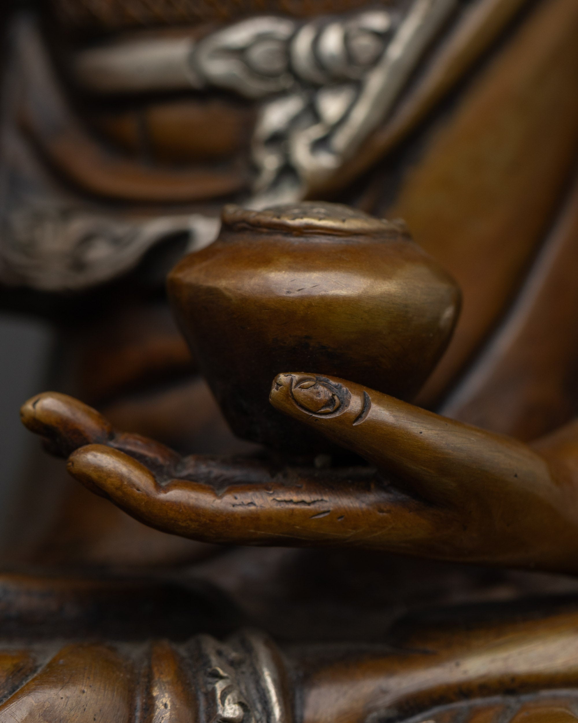 Shakyamuni Buddha Sculpture | Himalayan Spiritual Home Decor