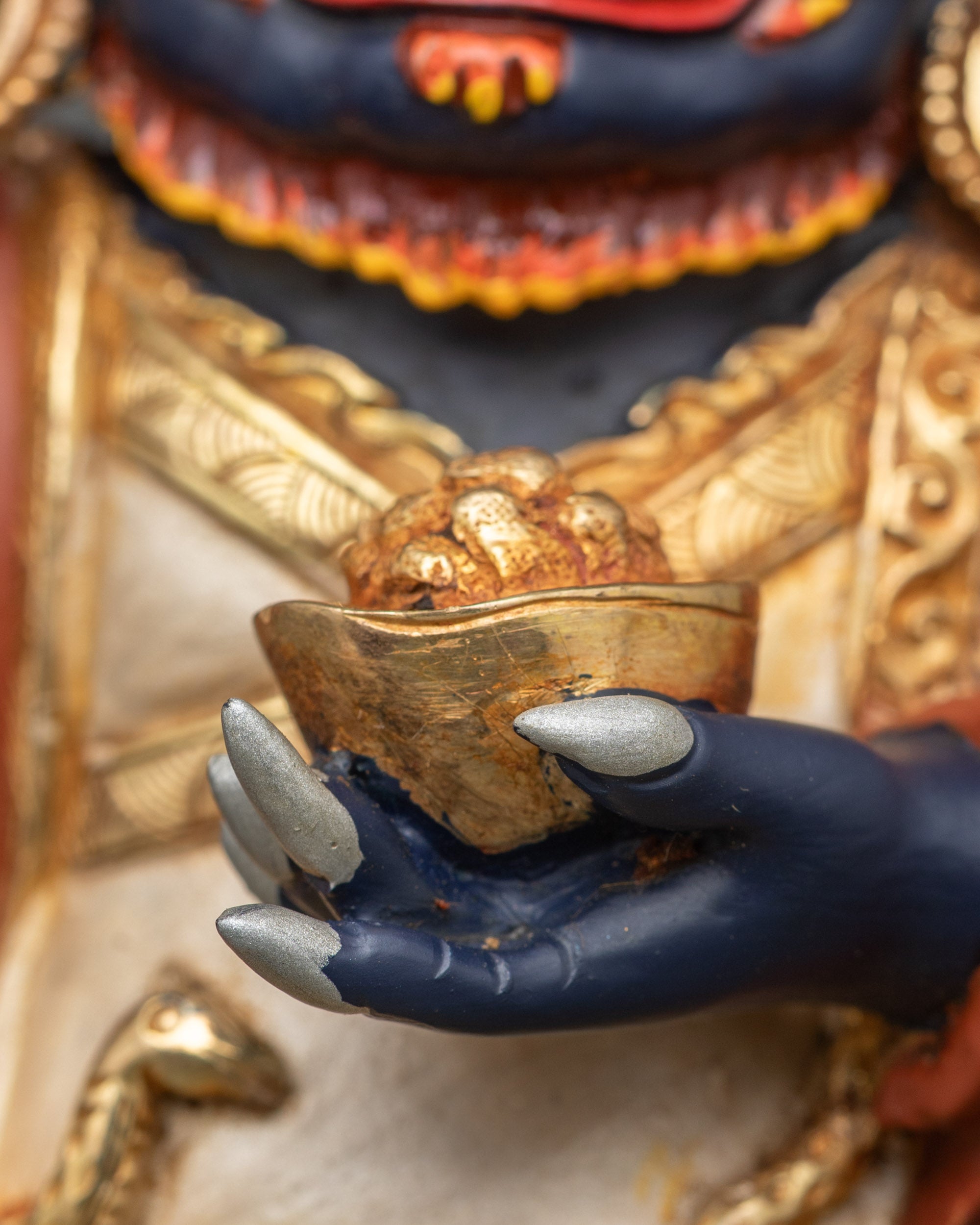 Mahakala Bernagchen – Artisan Crafted Nepalese Protector Deity Statue