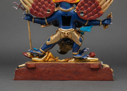 Handcrafted Vajrakilaya (Dorje Phurba) Statue | Nepalese Buddhist Art