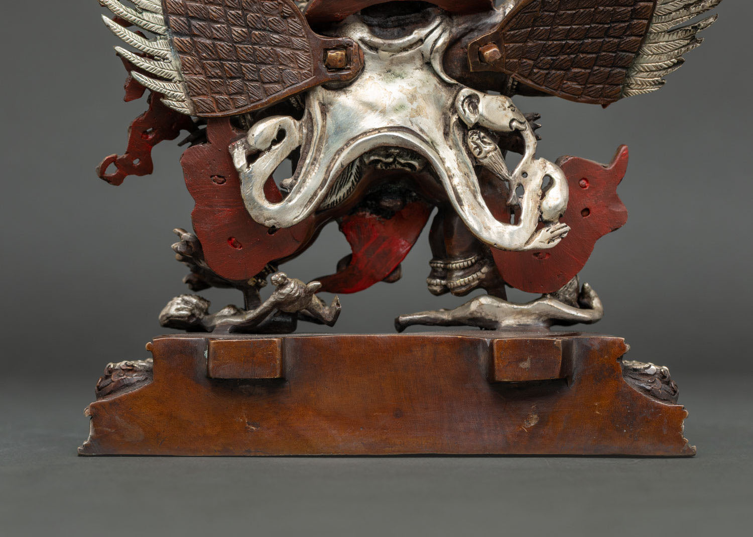 Wrathful Hayagriva Statue | Handmade Oxidized Copper Sculpture