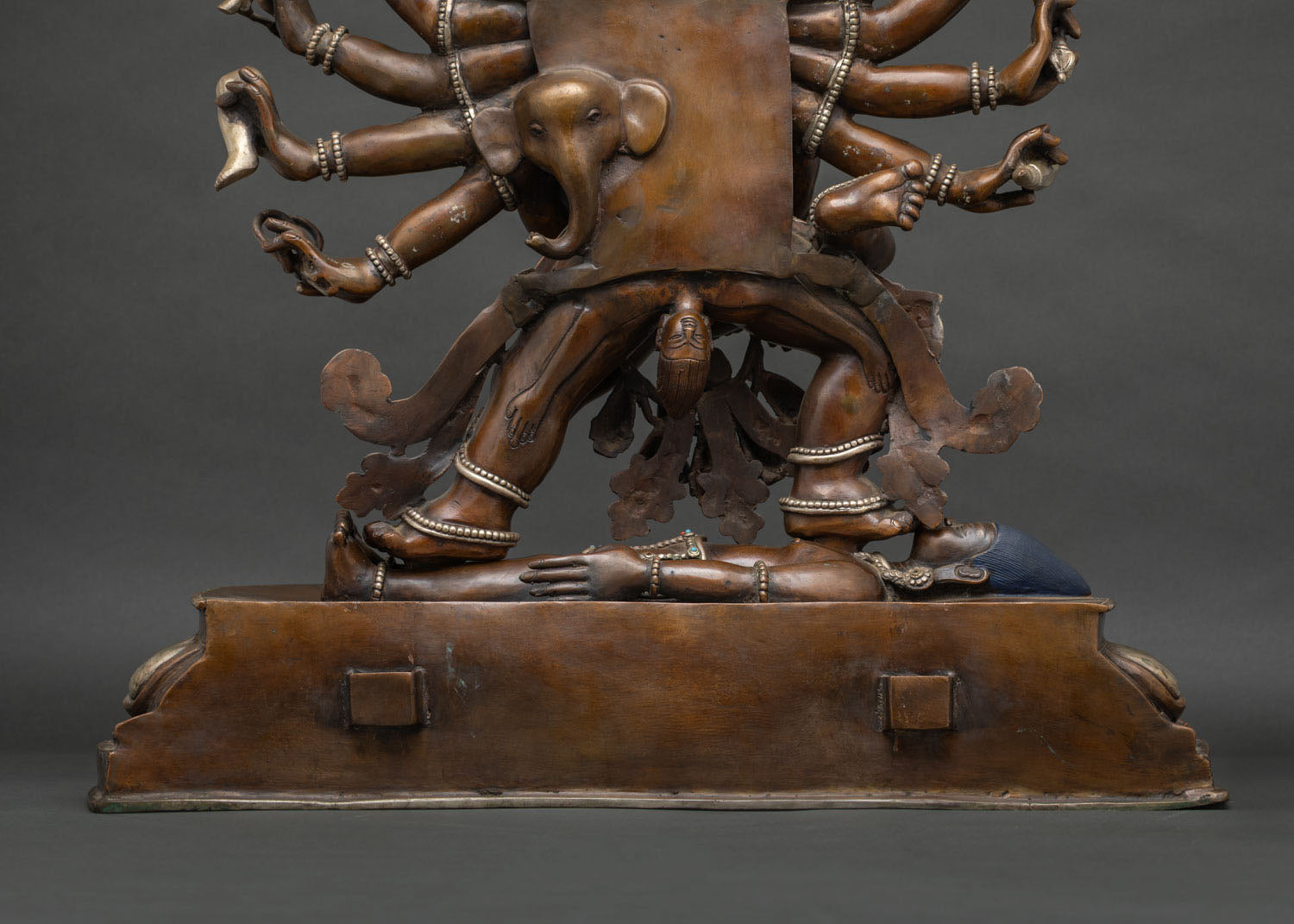 14-armed Mahakala Yab-Yum Statue | Tantric Manifestation of Mahakala