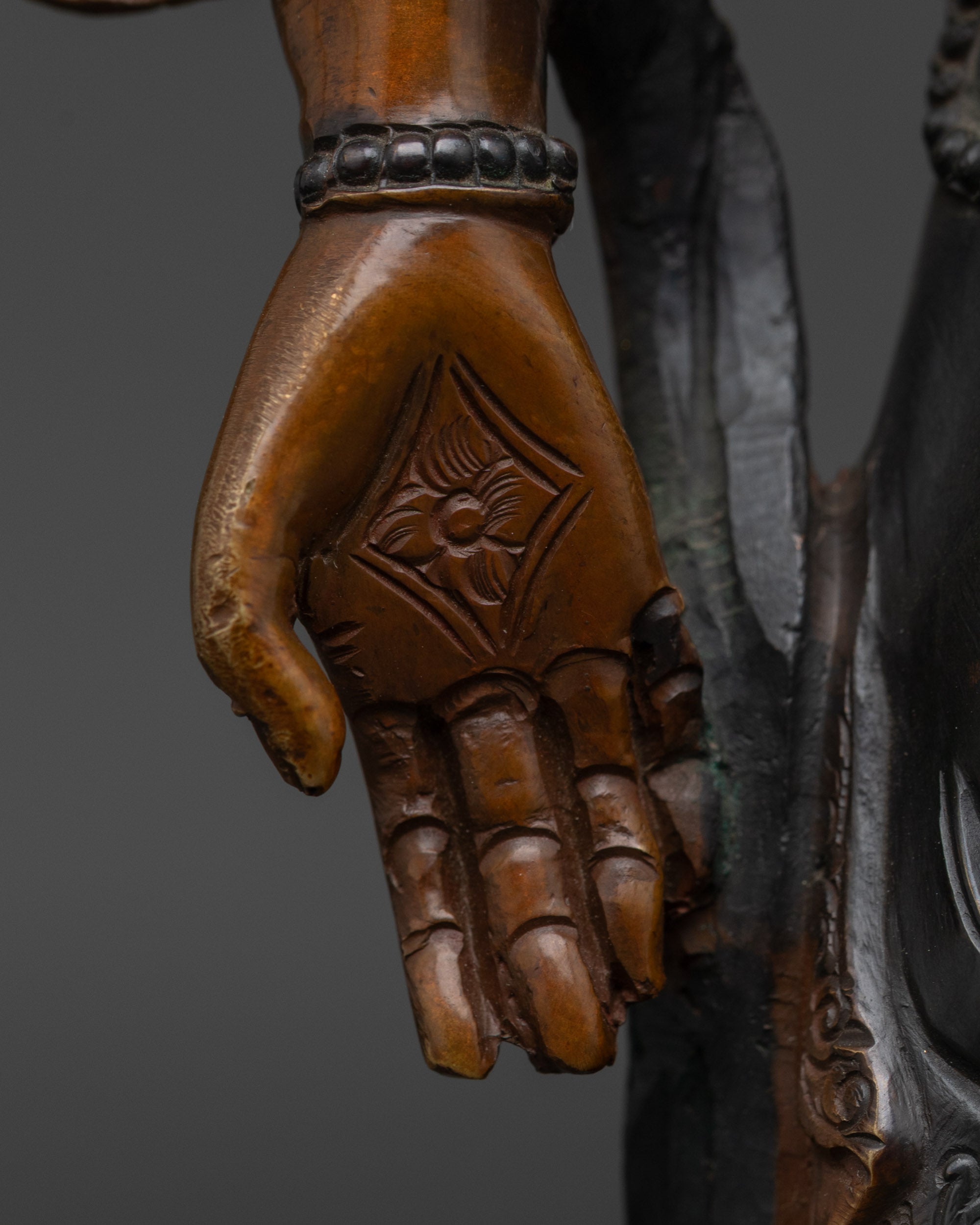 Sacred Chenrezig Statue in Standing Posture | Handcrafted Himalayan Art