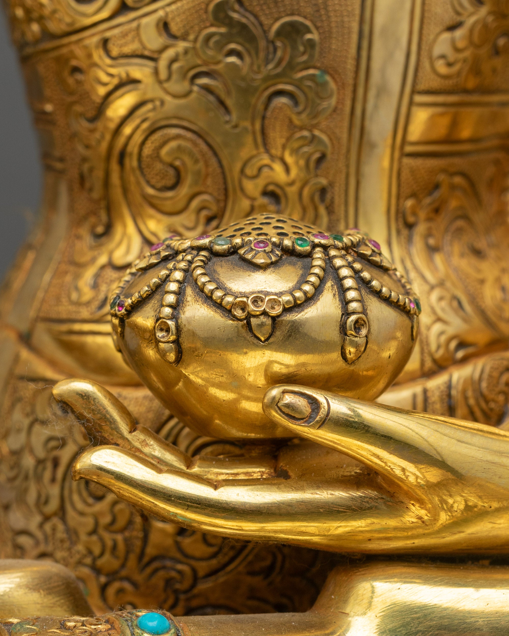 Shakyamuni Buddha Statue | Peaceful Altar Sculpture from Nepal