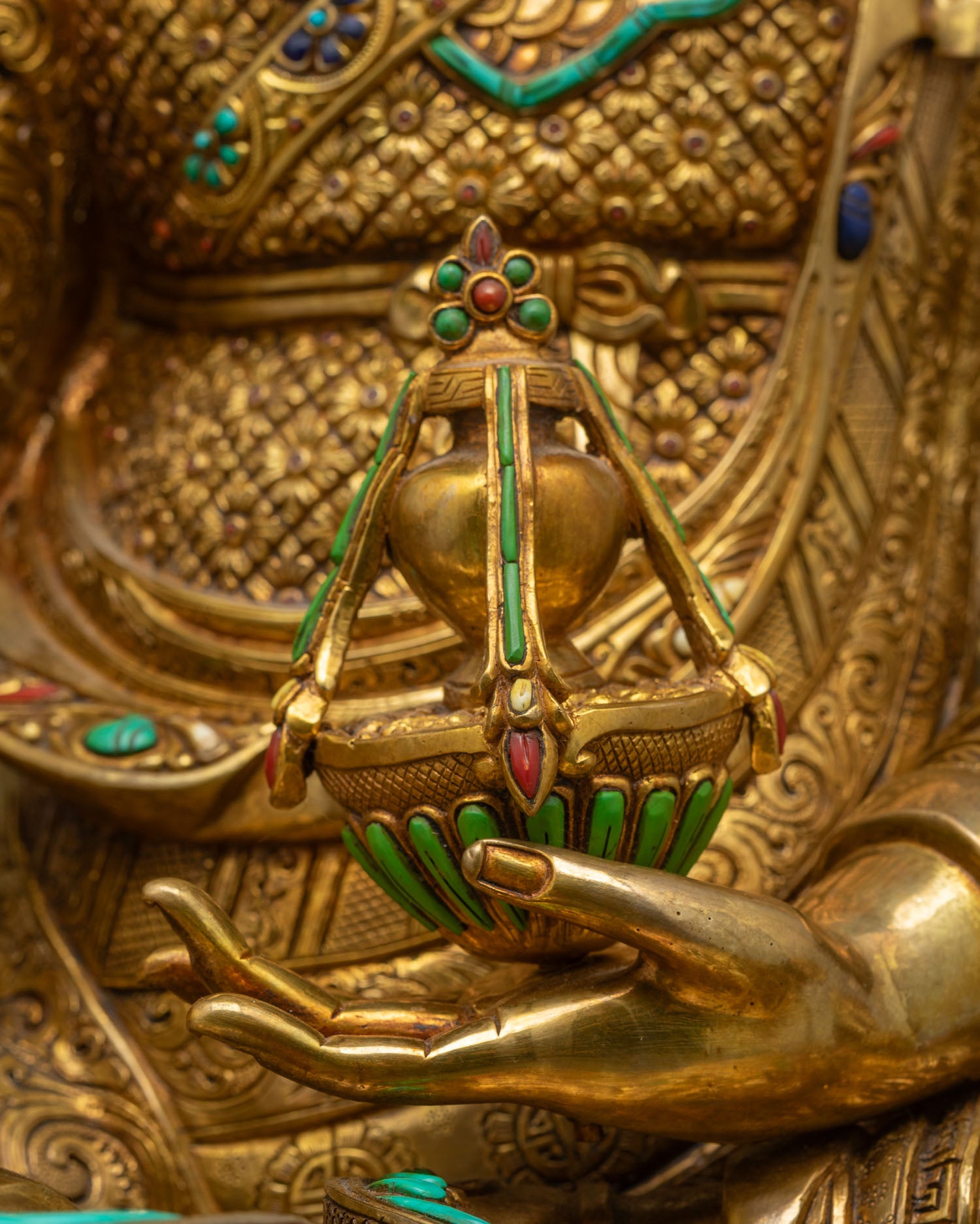 Life-Size Guru Rinpoche Statue | Embodiment of Tantric Enlightenment