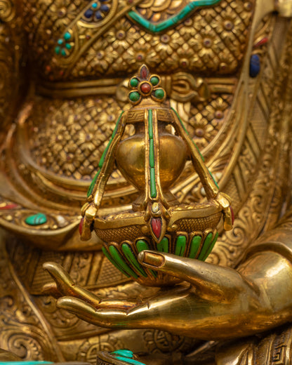 Life-Size Guru Rinpoche Statue | Embodiment of Tantric Enlightenment