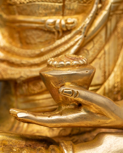 Sakyamuni Tathagata Statue | Inspire Peace with Nepalese Buddhist Art
