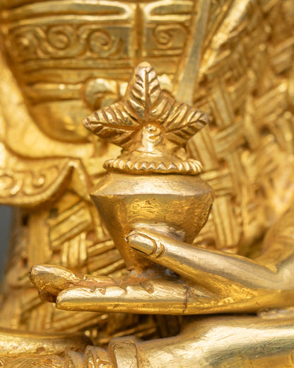Authentic Medicine Buddha Sculpture | Buddhist Statue from Nepal