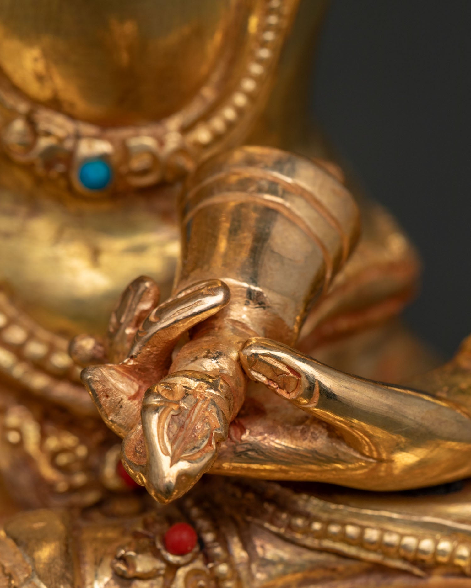 Vajrasattva Statue for Meditation – Handcrafted Copper Buddhist Art