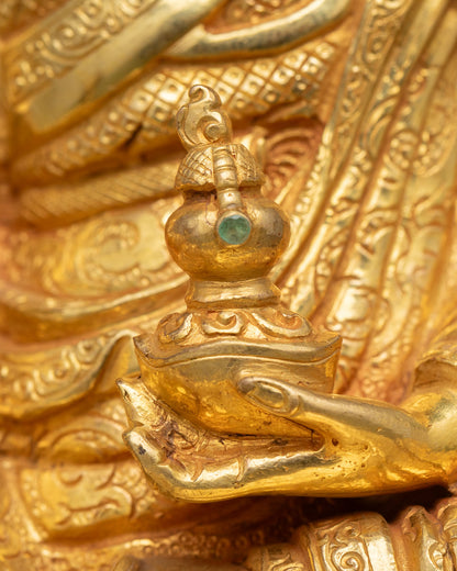 Guru Rinpoche Statue | Handmade Buddhist Art from Nepal
