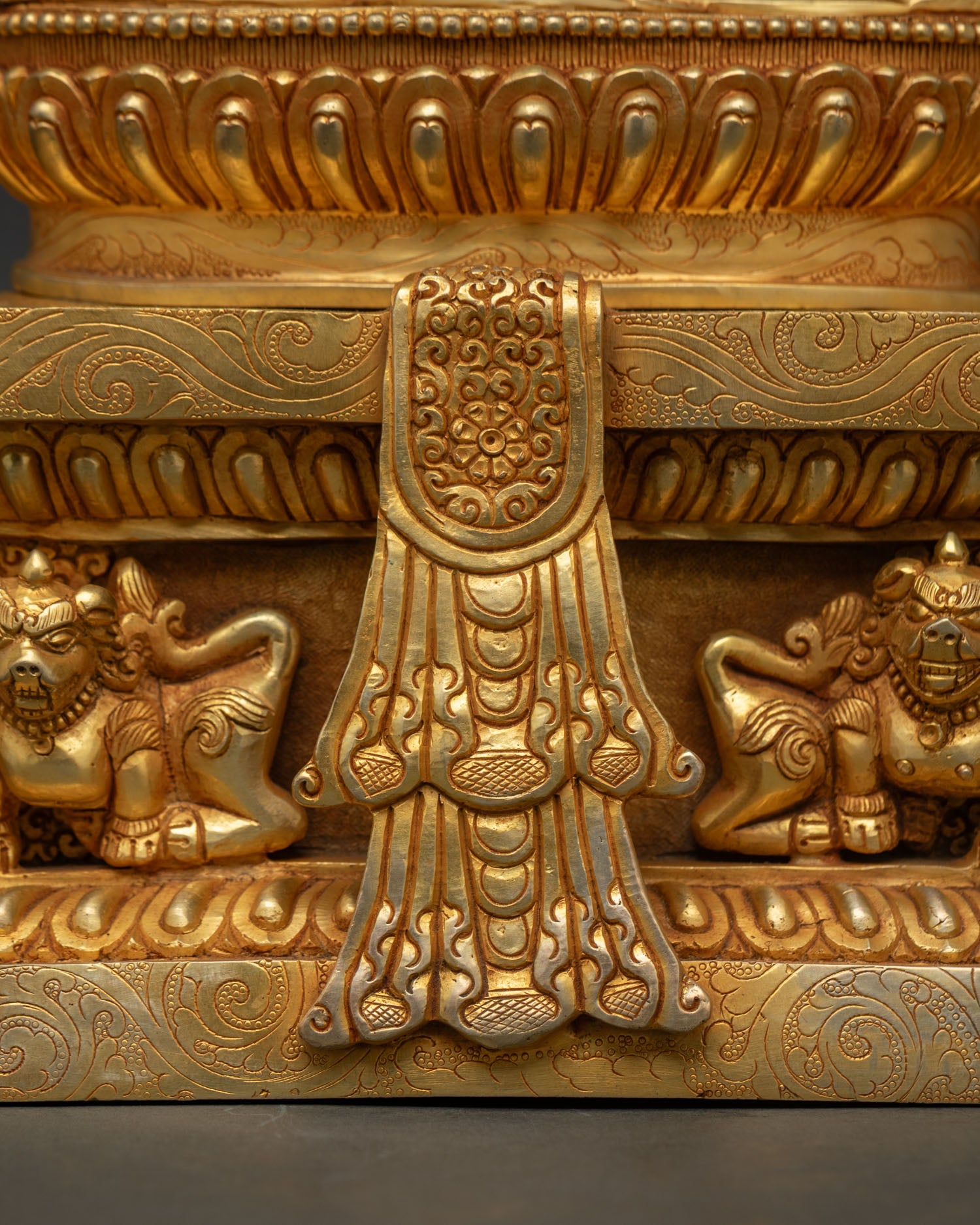 Vajrasattva with Throne Statue | Handcrafted Himalayan Buddhist Art