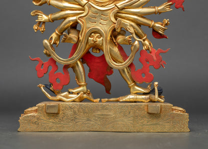 Khorlo Demchog Statue | Handcrafted Tantra Guardian of Sacred Energy