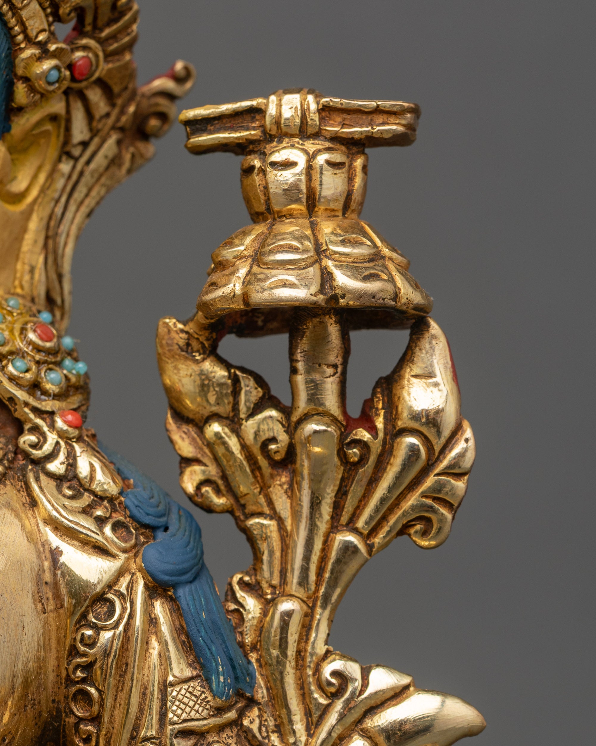 Tibetan Manjushri Statue- Deity of Wisdom and Insight