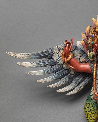 Divine Garuda Bird Statue for Courage and Victory