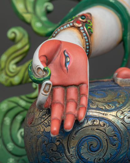 Six Bodhisattva Statue Set | Handpainted Nepali Buddhist Statues
