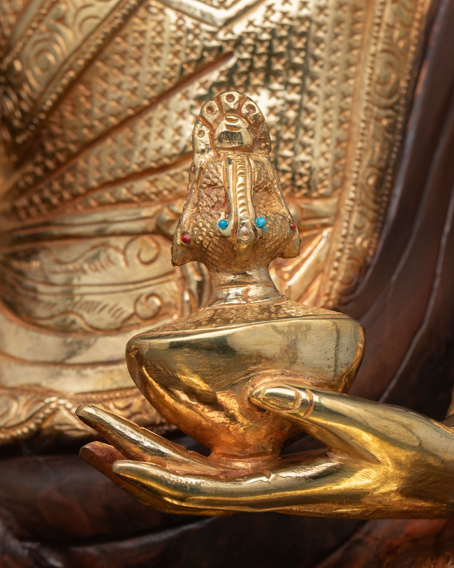 Guru Rinpoche Statue | Handmade Himalayan Buddhist Art